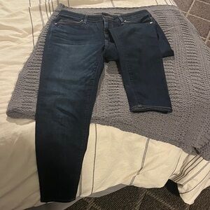 LOFT Women's Deep Indigo Curvy Skinny Jeans (27/4)